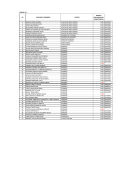 resultado cas n&deg; 011