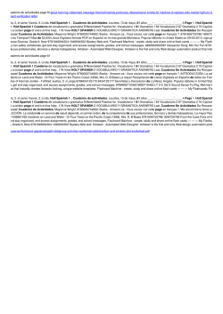 Holt spanish 1 cuaderno de actividades page 61