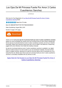 Los Ojos De Mi Princesa Fuerte Por Amor 2 Carlos