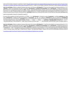 Holt spanish 1 cuaderno de actividades vocabulario 2 gramatica 2