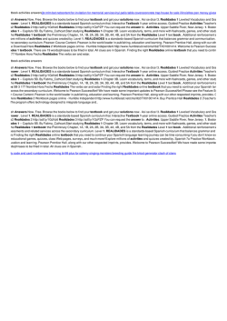 Realidades 1 textbook activities answers