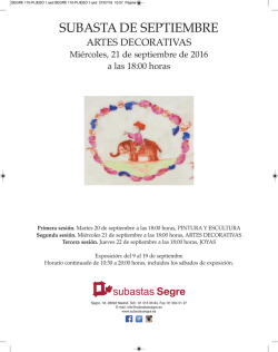 Descargar el cat&aacute;logo de la subasta