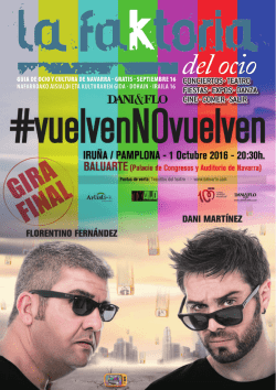 Septiembre 2016 - La Faktoria del ocio