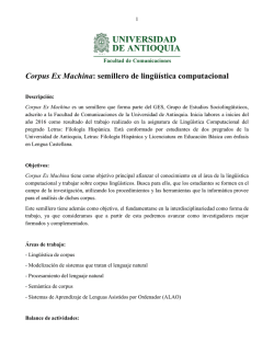 informaci&oacute;n del semillero - Universidad de Antioquia