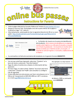 &bull; Visite la p&aacute;gina Web del las Escuelas P&uacute;blicas de Trenton al www