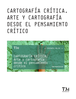 cartograf&iacute;a cr&iacute;tica. arte y cartograf&iacute;a desde el pensamiento cr&iacute;tico