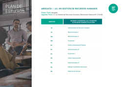 plan de estudios - la universidad