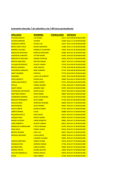 Juramento Mi&eacute;rcoles 7 de Setiembre