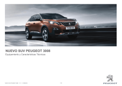NUEVO SUV PEUGEOT 3008