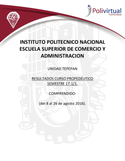 INSTITUTO POLITECNICO NACIONAL ESCUELA SUPERIOR DE