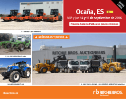 Oca&ntilde;a, ES - Ritchie Bros. Auctioneers