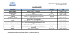 1&ordm; bachillerato - IES Profesor Maximo Trueba