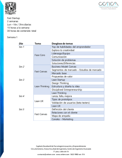 Fast Startup 2 semanas Lun &ndash; Vie / 3hrs diarias 15 horas a la