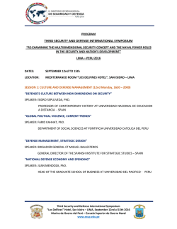 third security and defense international symposium