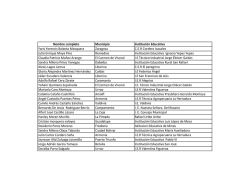 Nombre completo Municipio Instituci&oacute;n Educativa Yaris Yorencis