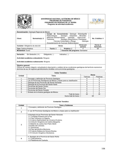 Geolog&iacute;a Regional de M&eacute;xico - Centro de Geociencias ::.. UNAM
