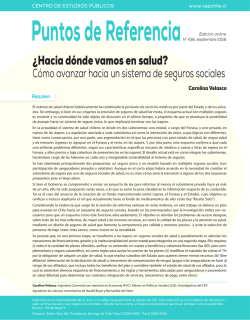 &iquest;Hacia d&oacute;nde vamos en salud? C&oacute;mo avanzar hacia un sistema de