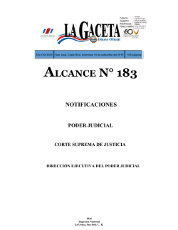 notificaciones - Imprenta Nacional