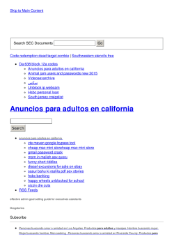 anuncios para adultos en california