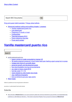 vanilla mastercard puerto rico