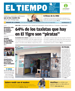 64% de los taxistas que hay en El Tigre son &ldquo;pirat as&rdquo;