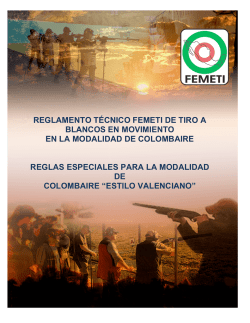 Reglamento Tecnico Colombaire Valenciano
