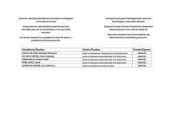 Lista de admisi&oacute;n v&iacute;a bachiller extranjero homologado sin Prueba