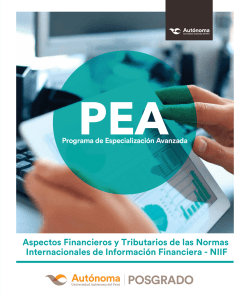 PEA brochure aspecto financieros