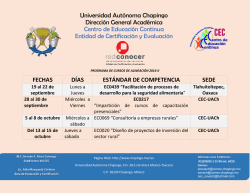 Programaci&oacute;n de Cursos de Alineaci&oacute;n 2016.