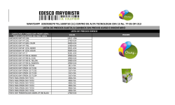 Lista de Precios - Edesco Mayorista de Colombia