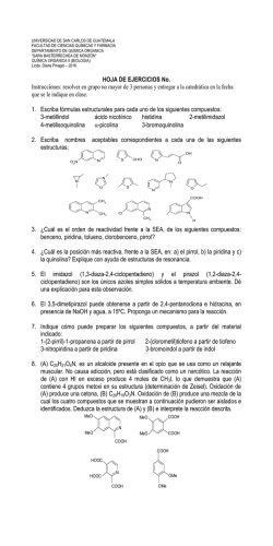 ejercicios-heterociclos-2k16 - Departamento de Qu&iacute;mica Org&aacute;nica