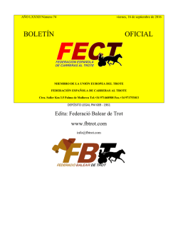 bolet&iacute;n oficial - fbtrot @fbtrot