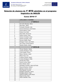 1&ordm; de Bachillerato - IES "Gabriel Alonso de Herrera"