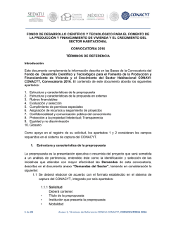 terminos de referencia conavi 2016