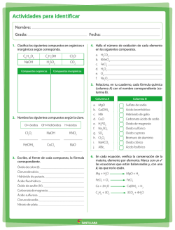 Actividades para identificar