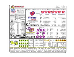 RESULTADOS 2016-09-13 - Pron&oacute;sticos para la Asistencia