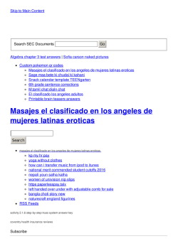 masajes el clasificado en los angeles de mujeres latinas eroticas
