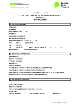 Anexo IV: Bases y Formularios Becas BENTR17