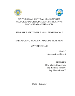 universidad central del ecuador facultad de ciencias administrativas
