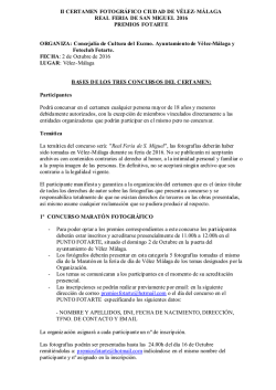 bases CERTAMEN FOTOGRAFICO2016