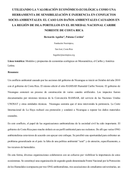 Resumen - COSMEE 2016