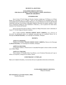 Parroco La Divina Eucaristia, Girardota