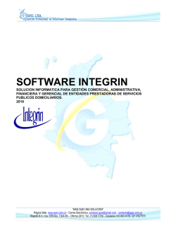 SOFTWARE INTEGRIN