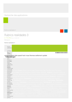 Rubrics realidades 3