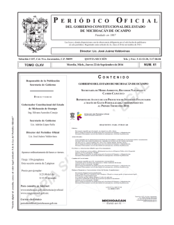 COPIA SIN VALOR LEGAL - Congreso del Estado de Michoac&aacute;n