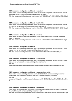 Corazones Inteligentes Small Hearts eBooks