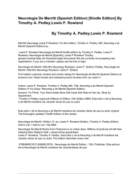 Neurologia De Merritt (Spanish Edition)