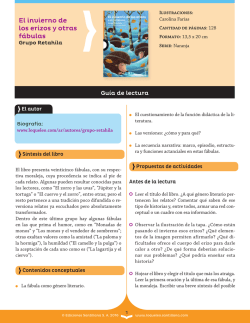 El invierno de los erizos y otras f&aacute;bulas