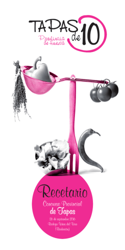 Recetario - Tapas de 10