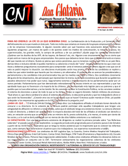 Confederaci&oacute;n Nacional de Trabajadores de Chile